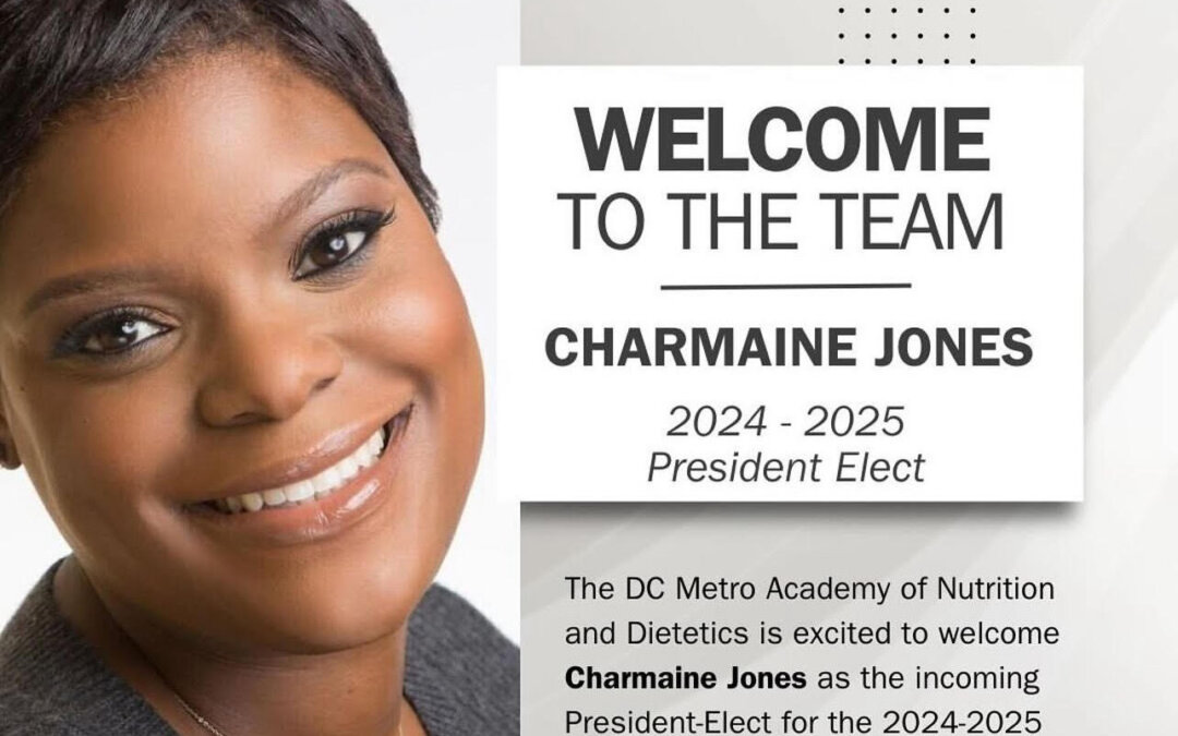 DC Metro Academy of Nutrition & Dietetics Welcomes Charmaine Jones as President Elect