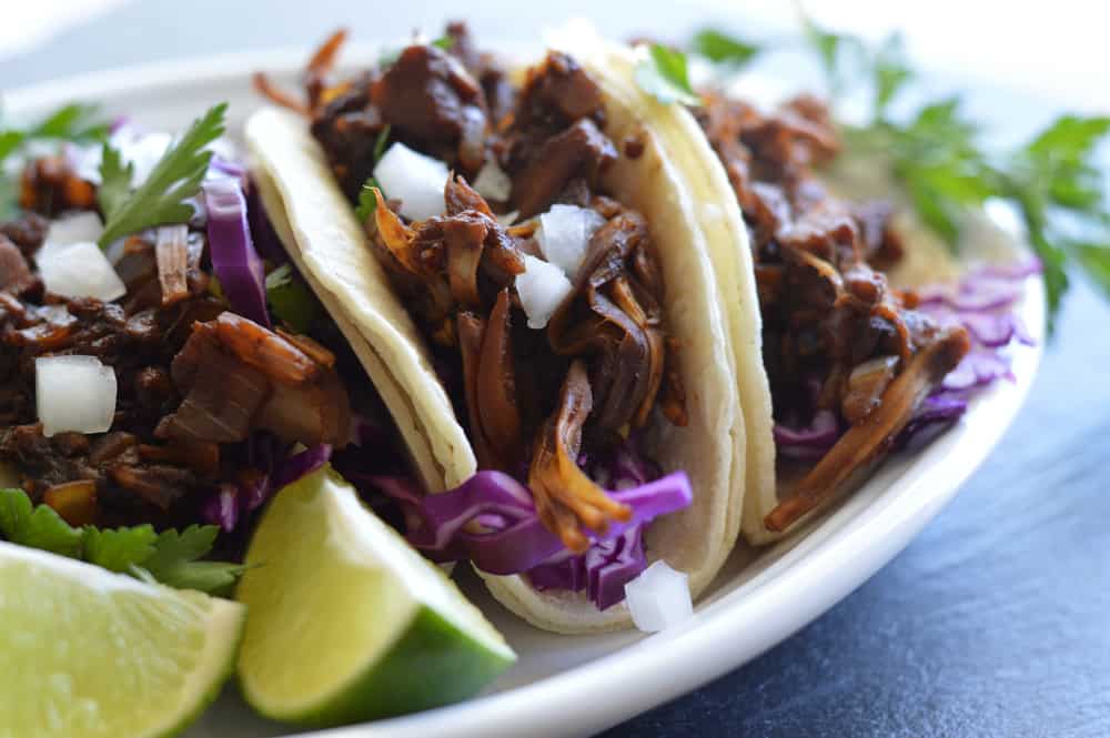 Mini Barbacoa Tacos + Summertime Watermelon Salsa | Be Greedy Eats